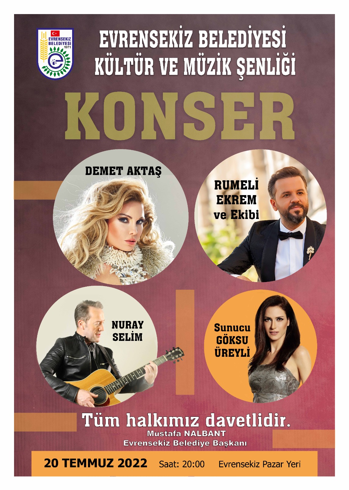 Evrensekiz Belediyesi Kültür ve Müzik Şenliği 2022